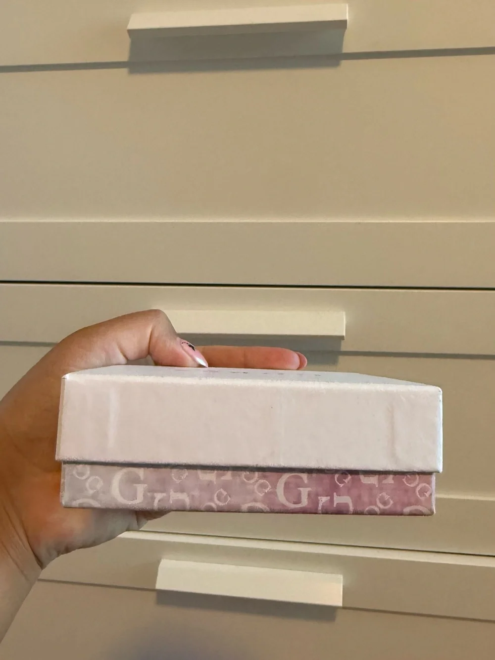Pink Patterned Guess Cosmetic Box
